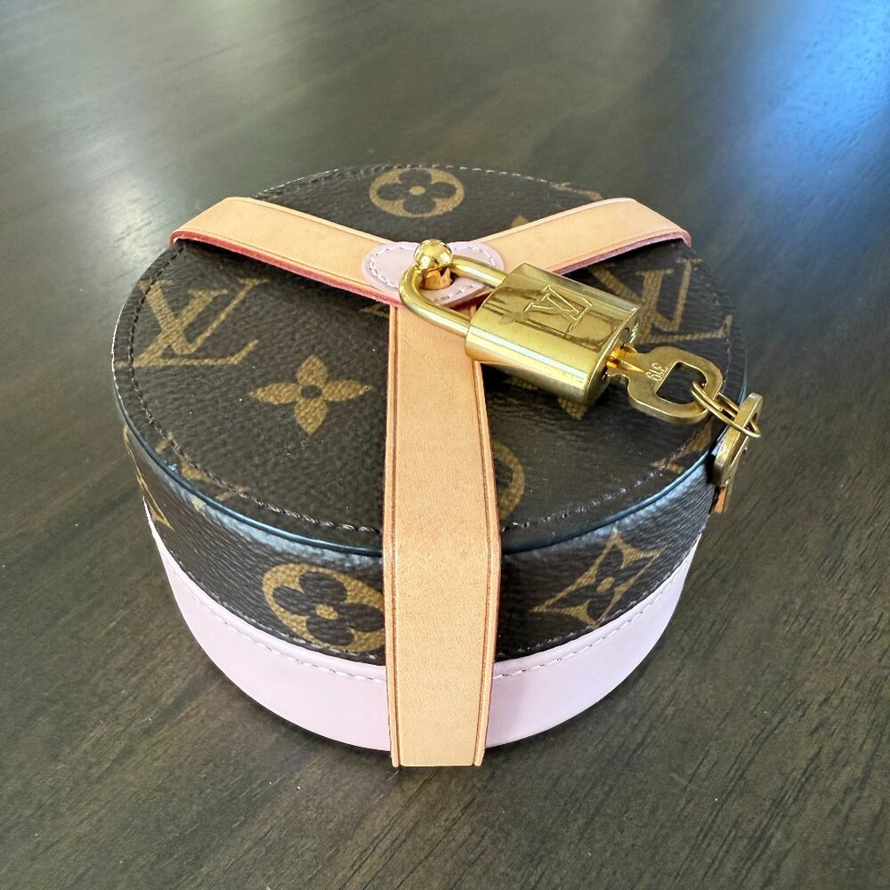 Louis Vuitton Monogram Lockme Jewelry Box